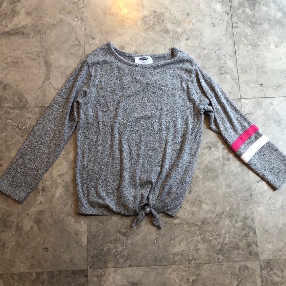 Old Navy Gray Soft Top Size 8